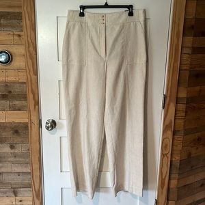 Express Linen High Rise Pants